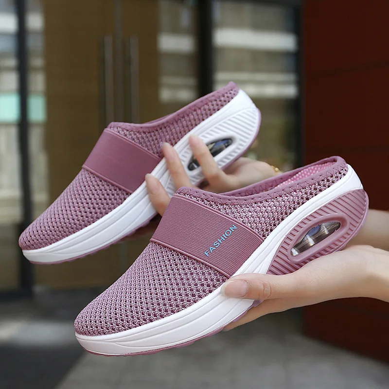 2022 Women Sandals Fashion Wedges Platform Shoes Female Slides Slippers Breathable Mesh Lightweight Ladies Footwear
2022 Women Sandals Fashion Wedges Platform Shoes Female Slides Slippers Breathable Mesh Lightweight Ladies Footwear