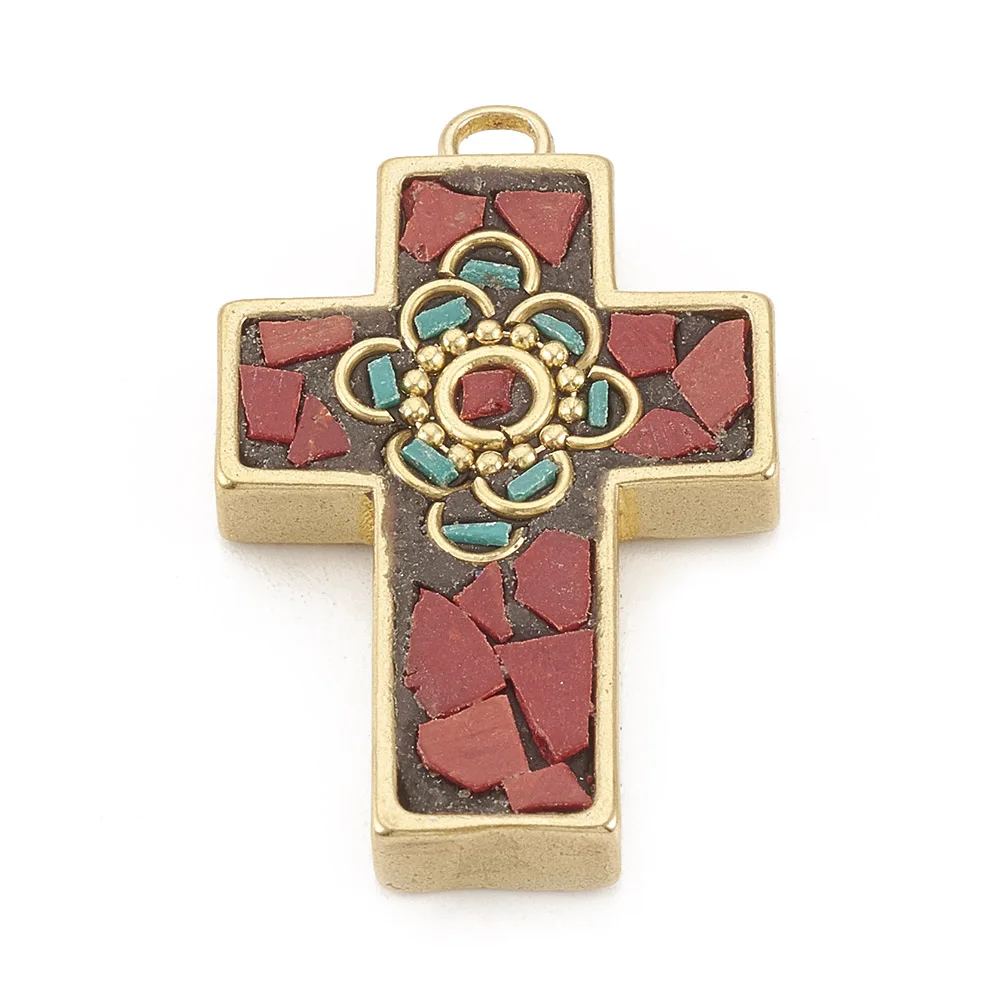 25Pcs Handmade Indonesia Pendants Cross Charms With Unplated Brass Findings For Vintage Necklace Earring Jewelry Making Supplies
25Pcs Handmade Indonesia Pendants Cross Charms With Unplated Brass Findings For Vintage Necklace Earring Jewelry Making Supplies