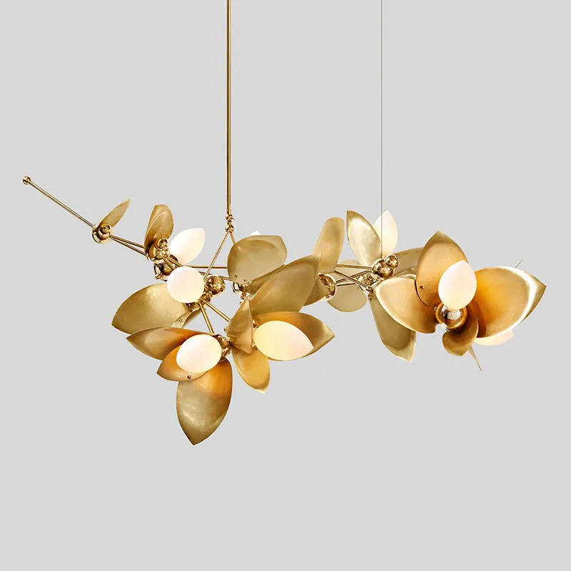 Modern Luxury Designer Restaurant Chandelier Art Leaf American Style All Copper Personalized Creative Decoration Table Bar
Modern Luxury Designer Restaurant Chandelier Art Leaf American Style All Copper Personalized Creative Decoration Table Bar