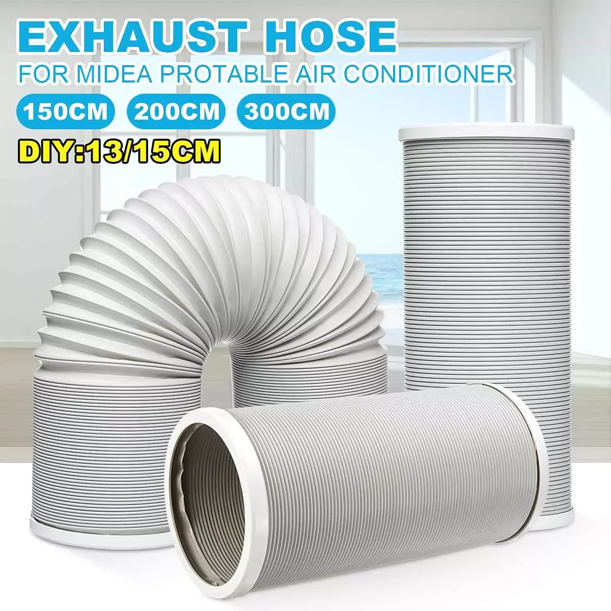 Universal Exhaust Hose Tube Vent Hose For Portable Air Conditioners For Midea Portable Air Conditioner Cooling Cooler
Universal Exhaust Hose Tube Vent Hose For Portable Air Conditioners For Midea Portable Air Conditioner Cooling Cooler