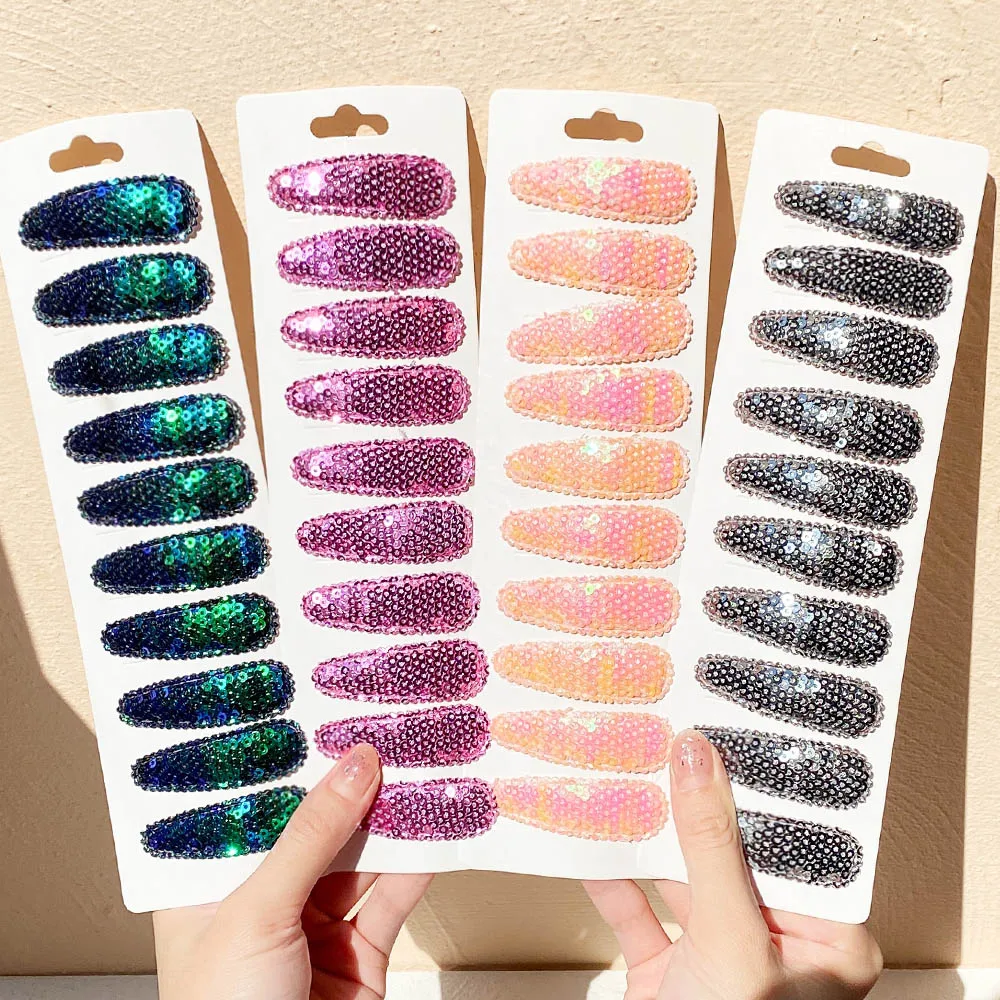 10Pcs/Set Girls Gradient Sequins Metal BB Clips for Baby Kids Handmade Hairpins Barrettes Headwear Hair Accessories Wholesale
10Pcs/Set Girls Gradient Sequins Metal BB Clips for Baby Kids Handmade Hairpins Barrettes Headwear Hair Accessories Wholesale