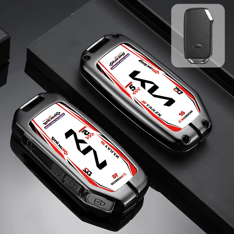 Чехол для дистанционного ключа из цинкового сплава, защитный чехол без ключа для KIA Sportage R GT Stinger Sorento Ceed Cerato Forte Niro Soul Telluride
Чехол для дистанционного ключа из цинкового сплава, защитный чехол без ключа для KIA Sportage R GT Stinger Sorento Ceed Cerato Forte Niro Soul Telluride