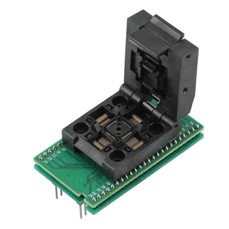 FULL-QFP48 To DIP48 IC Test Socket 0.5Mm Picth LQFP48 To DIP48 Programming Adapter/TQFP48 To DIP48 Adapter
FULL-QFP48 To DIP48 IC Test Socket 0.5Mm Picth LQFP48 To DIP48 Programming Adapter/TQFP48 To DIP48 Adapter