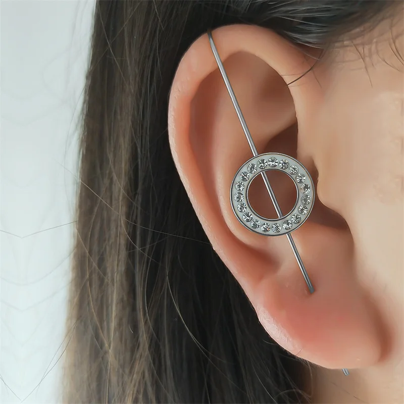 Round Circle Piercing Earring Body Jewelry for Women Stainless Steel Crystal Earring Jewelry Girlfriend Gift piercing tragus
Round Circle Piercing Earring Body Jewelry for Women Stainless Steel Crystal Earring Jewelry Girlfriend Gift piercing tragus