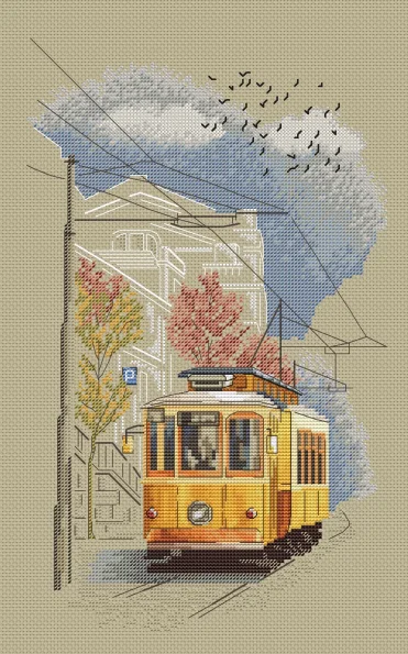 Tram 30-43 embroidery kits, cross stitch kits,cotton frabric DIY homefun embroidery Shop7
Tram 30-43 embroidery kits, cross stitch kits,cotton frabric DIY homefun embroidery Shop7