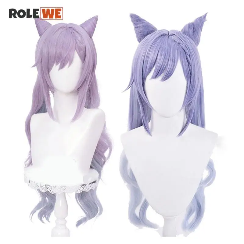 Game Genshin Impact Keqing Cosplay Wig Clip Ponytail Mixed Purple Wig With Ears Heat Resistant Synthetic Hair Wigs + Wig Cap
Game Genshin Impact Keqing Cosplay Wig Clip Ponytail Mixed Purple Wig With Ears Heat Resistant Synthetic Hair Wigs + Wig Cap