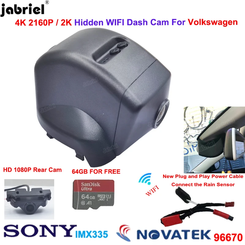 2K 4K Dash Cam Car DVR For Volkswagen VW Passat B7 B7L For Volkswagen VW Tiguan 2010 2011 2012 2013 2014 2015 Dashcam Dual Lens
2K 4K Dash Cam Car DVR For Volkswagen VW Passat B7 B7L For Volkswagen VW Tiguan 2010 2011 2012 2013 2014 2015 Dashcam Dual Lens