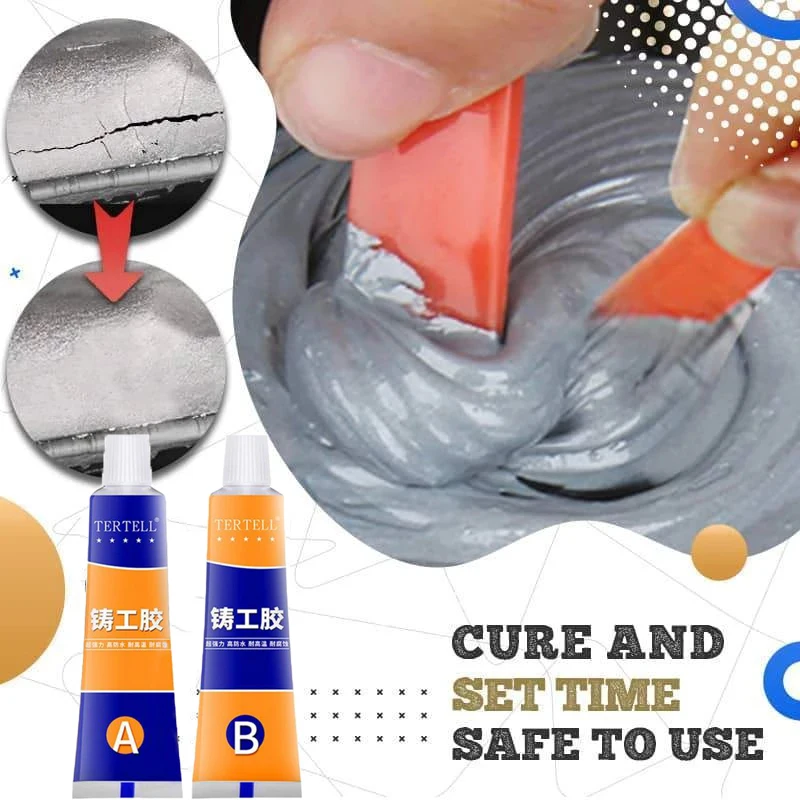 20g AB Glue Adhesive Gel Industrial Metal Repair Paste Casting Agent Tool Heat Resistance Cold Weld Repair Paste Glue
20g AB Glue Adhesive Gel Industrial Metal Repair Paste Casting Agent Tool Heat Resistance Cold Weld Repair Paste Glue