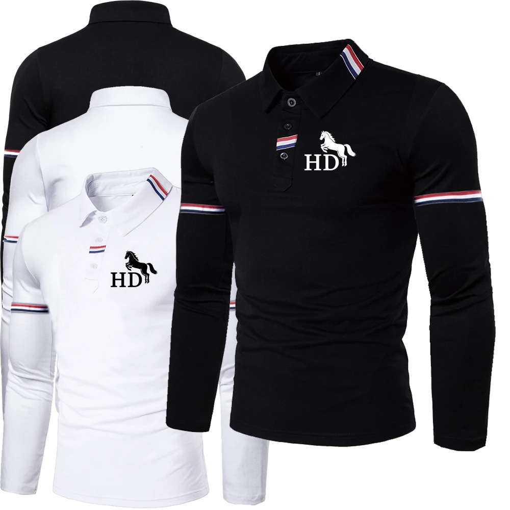 HDDHDHH Brand Print High Quality Men's Polo Shirt Top Autumn Solid Color Long Sleeve Slim-Fit Tee
HDDHDHH Brand Print High Quality Men's Polo Shirt Top Autumn Solid Color Long Sleeve Slim-Fit Tee