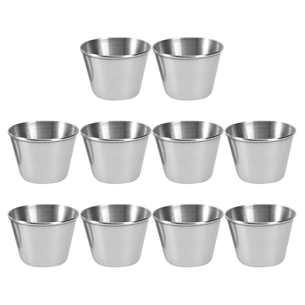 10pcs Stainless Steel Sauce Cups Stainless Steel Sauce Cup Sauce Plate Small Ramekins Dipping Sauce Cups
10pcs Stainless Steel Sauce Cups Stainless Steel Sauce Cup Sauce Plate Small Ramekins Dipping Sauce Cups