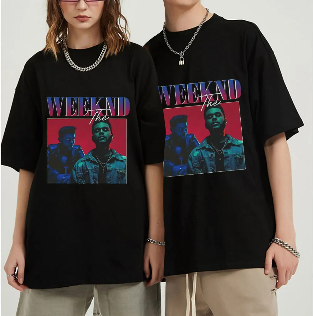 The Weeknd 90s Vintage Unisex Oversize Black T Shirt Men Women's T-shirts Short Sleeves Graphic Cotton T-shirt Unisex Tee Shirt
The Weeknd 90s Vintage Unisex Oversize Black T Shirt Men Women's T-shirts Short Sleeves Graphic Cotton T-shirt Unisex Tee Shirt