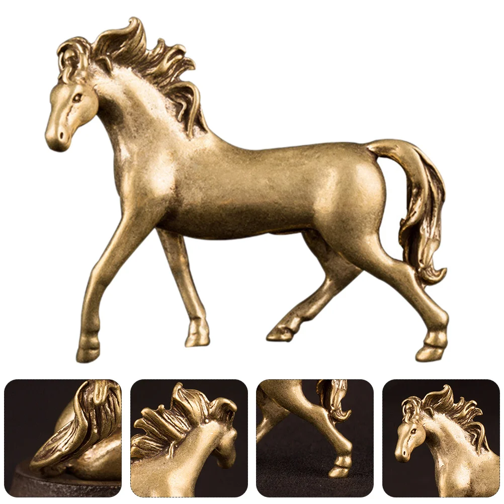 Household Decor Desk Decoration Creative Horse Figurine Tea Pet 6.4X5.1X1.5CM Metal Desktop Adornment Copper Business Gift
Household Decor Desk Decoration Creative Horse Figurine Tea Pet 6.4X5.1X1.5CM Metal Desktop Adornment Copper Business Gift