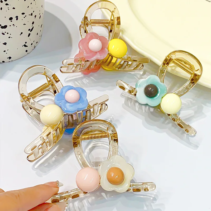 Sweet Jelly Color Flower Hair Claw for Girls Beautiful Hair Decorate Cute Love Hair Claw Clip Hairpin Kids Love Hair Accessories
Sweet Jelly Color Flower Hair Claw for Girls Beautiful Hair Decorate Cute Love Hair Claw Clip Hairpin Kids Love Hair Accessories