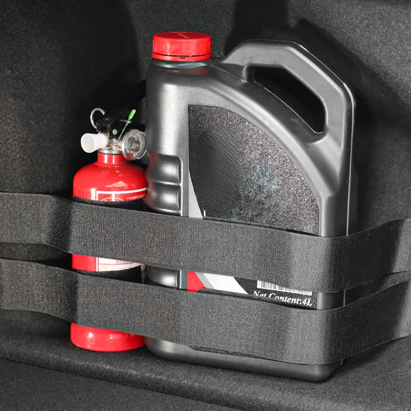 Car Trunk Organizer Elastic Fixing Belt Storage Bag Tapes Fire Extinguisher Fixing Belt Automobile
Car Trunk Organizer Elastic Fixing Belt Storage Bag Tapes Fire Extinguisher Fixing Belt Automobile