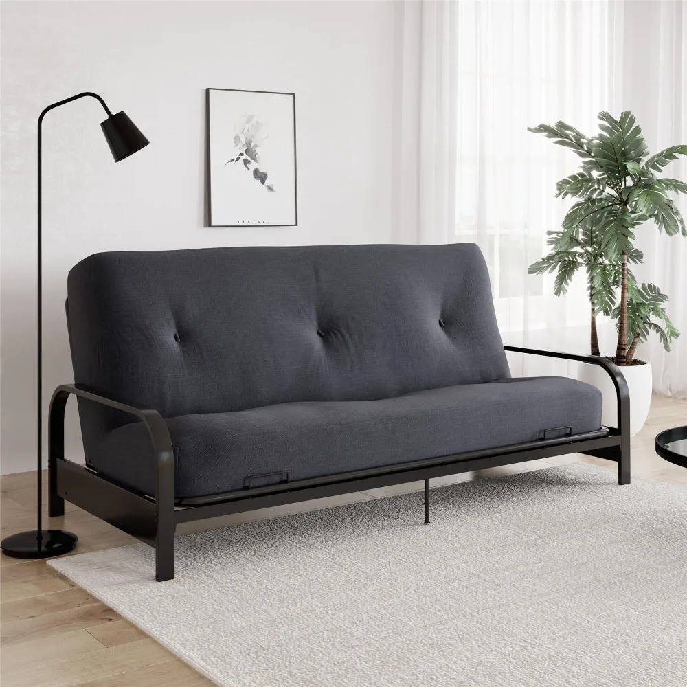 8-дюймовый матрас Futon с ворсом и переработанным полиэфирным наполнителем, полноразмерный, черный
8-дюймовый матрас Futon с ворсом и переработанным полиэфирным наполнителем, полноразмерный, черный