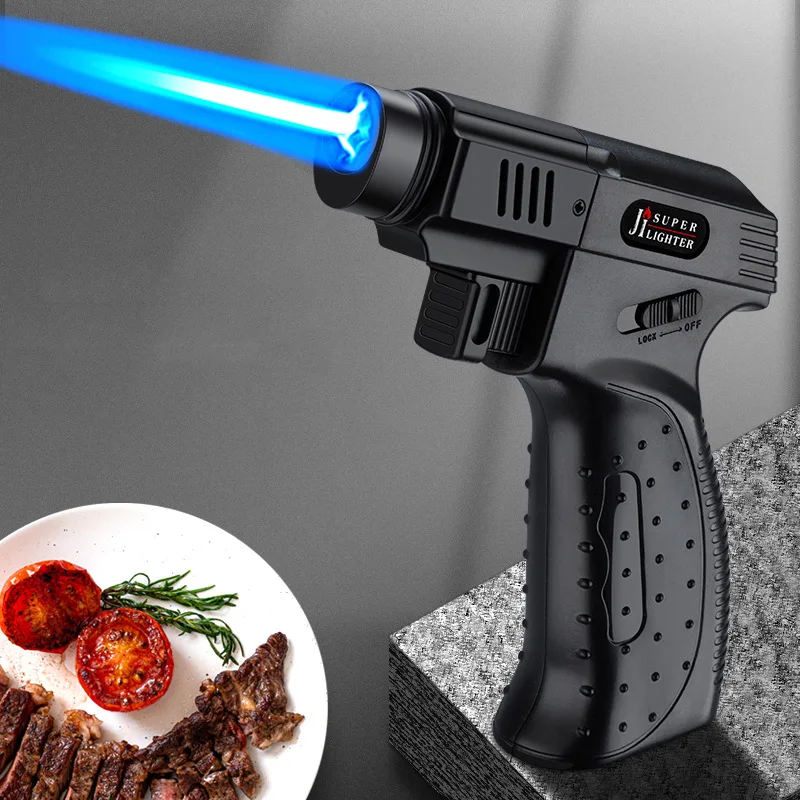 Gas Lighter Windproof BBQ Kitchen Cooking Jet Torch Turbine Lighter High Capacity Spray Gun Jewelry Metal Welding Gifts Lighter
Gas Lighter Windproof BBQ Kitchen Cooking Jet Torch Turbine Lighter High Capacity Spray Gun Jewelry Metal Welding Gifts Lighter