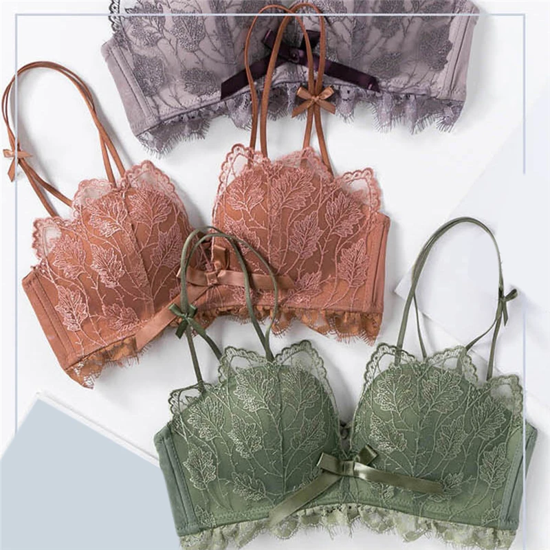 Fashion Sexy Lace Bralette Push Up Bras For Women Wireless Soft Solid Comfortable Bra Breathable Female Underwear Lingerie
Fashion Sexy Lace Bralette Push Up Bras For Women Wireless Soft Solid Comfortable Bra Breathable Female Underwear Lingerie