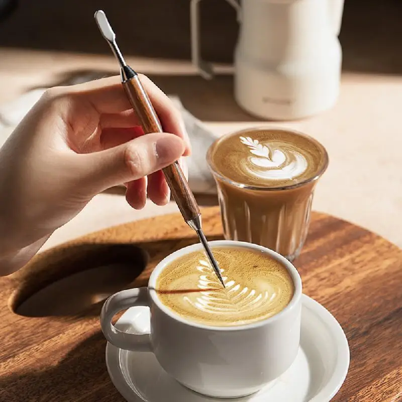 Rosewood Latte Pull Flower Needle Professional Barista Coffee Latte Cappuccino Espresso Decorating Art Pen Cafe Kitchen Decor
Rosewood Latte Pull Flower Needle Professional Barista Coffee Latte Cappuccino Espresso Decorating Art Pen Cafe Kitchen Decor