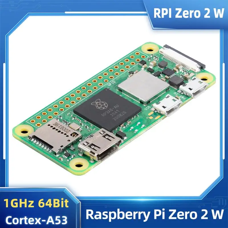 Raspberry Pi Zero, 2 Вт, четырехъядерный, 64-разрядный, стандартный Bluetooth BLE и Wi-Fi, Pi Zero 2 Pi 0, опционально Стандартный источник питания, радиаторы
Raspberry Pi Zero, 2 Вт, четырехъядерный, 64-разрядный, стандартный Bluetooth BLE и Wi-Fi, Pi Zero 2 Pi 0, опционально Стандартный источник питания, радиаторы