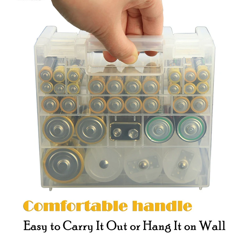 Plastic Battery Storage Box Organizer for AA AAA C D 9V Plastic Case Holder Container Portable Transparent Durable Accessories
Plastic Battery Storage Box Organizer for AA AAA C D 9V Plastic Case Holder Container Portable Transparent Durable Accessories