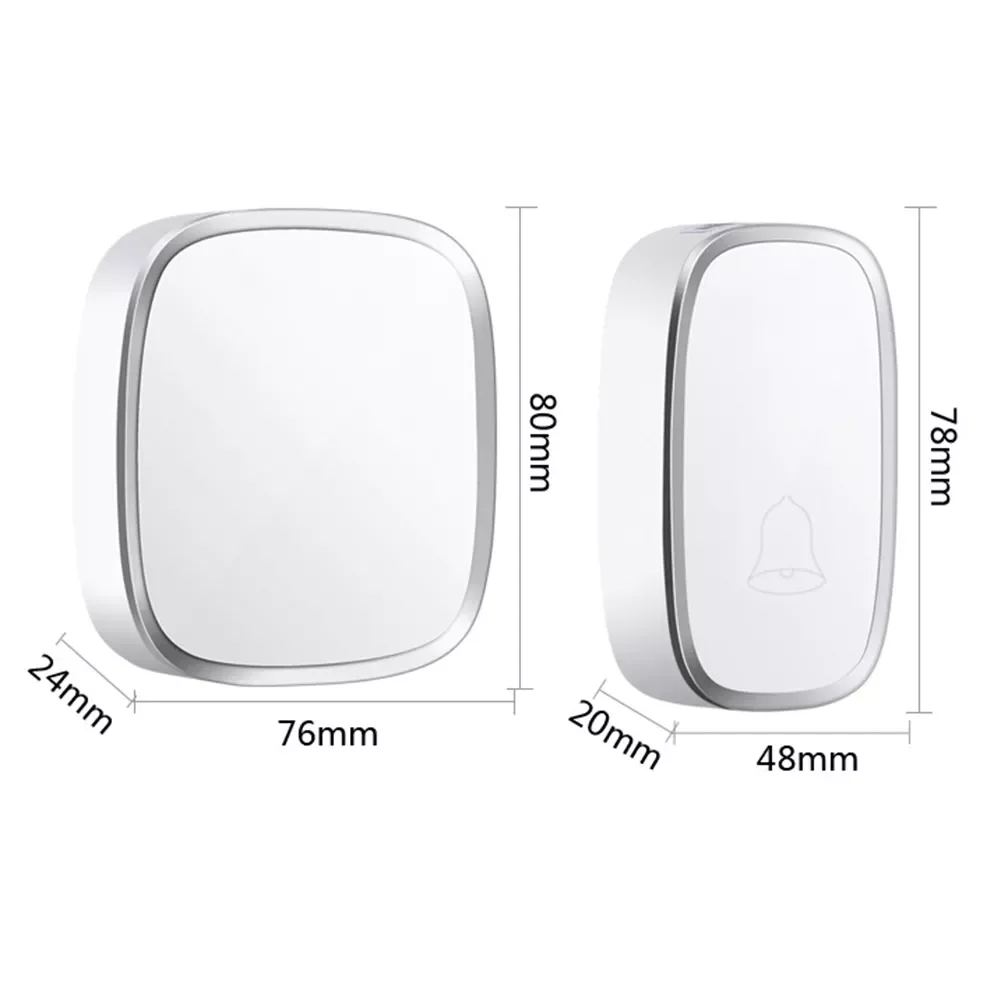 Wireless Doorbell 433Mhz Welcome Friend Smart Doorbell Long Distance 32 Song 4 Level Volumes Waterproof Door Chimes EU Plug
Wireless Doorbell 433Mhz Welcome Friend Smart Doorbell Long Distance 32 Song 4 Level Volumes Waterproof Door Chimes EU Plug