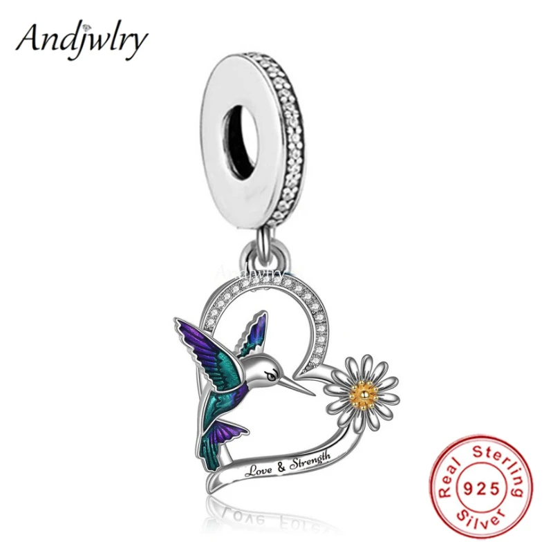 Fit Bracelet Charms Silver 925 Original Hummingbird Sunflower Love Heart Bead Bracelet&Bangle Jewelry Berloque
Fit Bracelet Charms Silver 925 Original Hummingbird Sunflower Love Heart Bead Bracelet&Bangle Jewelry Berloque