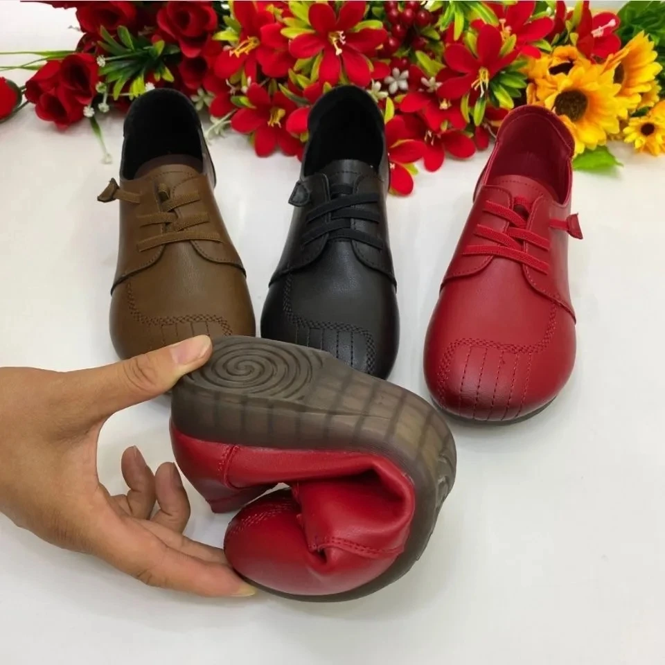 Spring and Autumn New Mother Non-slip Work Shoes Soft Surface Flat Shoes Ladies Shoes Direct Selling Vintage Woman's Leisure
Spring and Autumn New Mother Non-slip Work Shoes Soft Surface Flat Shoes Ladies Shoes Direct Selling Vintage Woman's Leisure