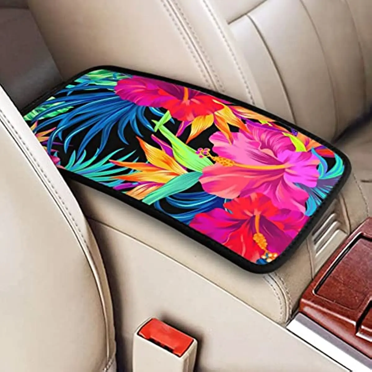 Flower Car Center Console Cover for Women Black Waterproof Car Armrest Seat Box Cover Protector Universal SUV Truck, One
Flower Car Center Console Cover for Women Black Waterproof Car Armrest Seat Box Cover Protector Universal SUV Truck, One