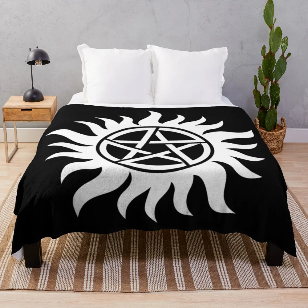 Supernatural Sigil - Anti Possession Throw Blanket big thick furry couple blanket
Supernatural Sigil - Anti Possession Throw Blanket big thick furry couple blanket