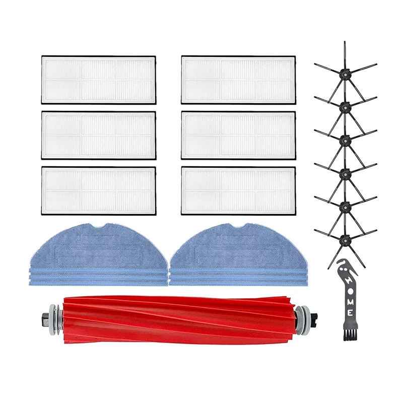 Main Brush Side Brushes HEPA Filters Mop Cloth For Roborock S7 T7S T7S Plus Robot Vacuum Cleaner Replacement Parts Kit
Main Brush Side Brushes HEPA Filters Mop Cloth For Roborock S7 T7S T7S Plus Robot Vacuum Cleaner Replacement Parts Kit