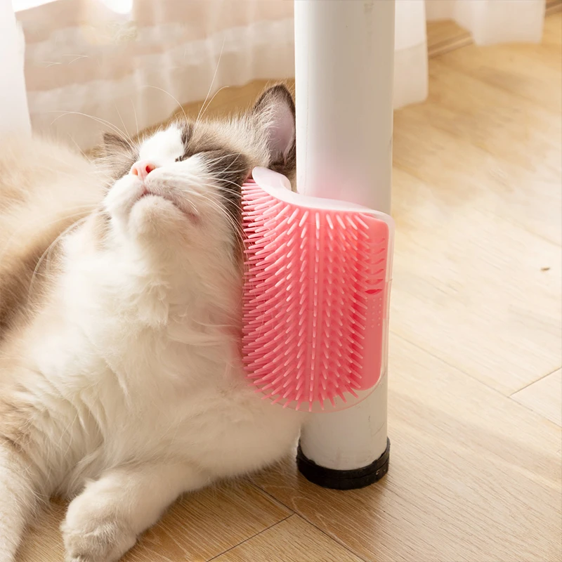 Cat Self Groomer With Catnip Soft Cats Wall Corner Massage Cat Comb Brush Rubs The Face With A Tickling Comb Pet Grooming Supply
Cat Self Groomer With Catnip Soft Cats Wall Corner Massage Cat Comb Brush Rubs The Face With A Tickling Comb Pet Grooming Supply