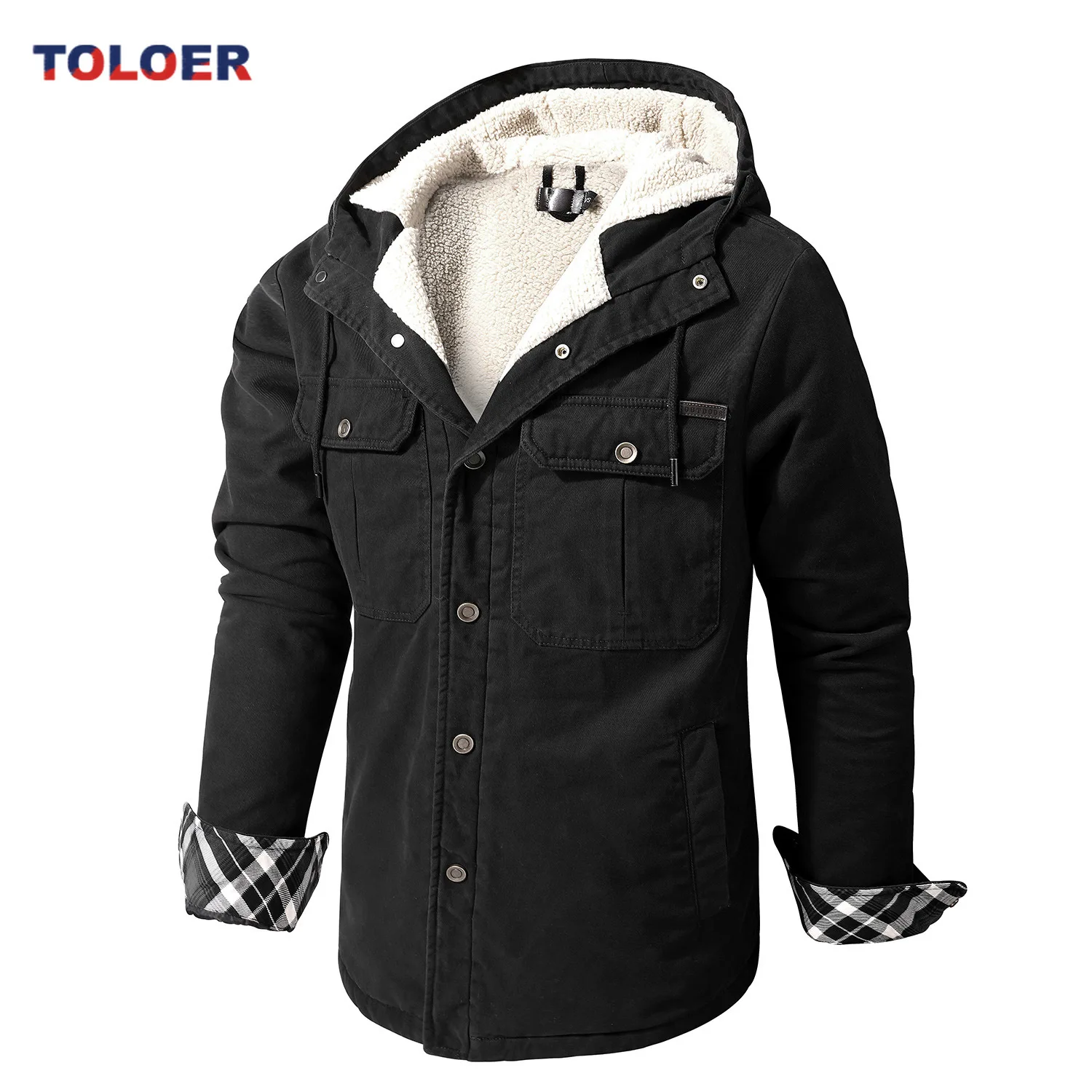 Winter Men Jackets Hooded Parkas Thick Warm 2022 New Casual Fashion Thicken Cotton Windproof Coat Male Solid Color Outwear
Winter Men Jackets Hooded Parkas Thick Warm 2022 New Casual Fashion Thicken Cotton Windproof Coat Male Solid Color Outwear