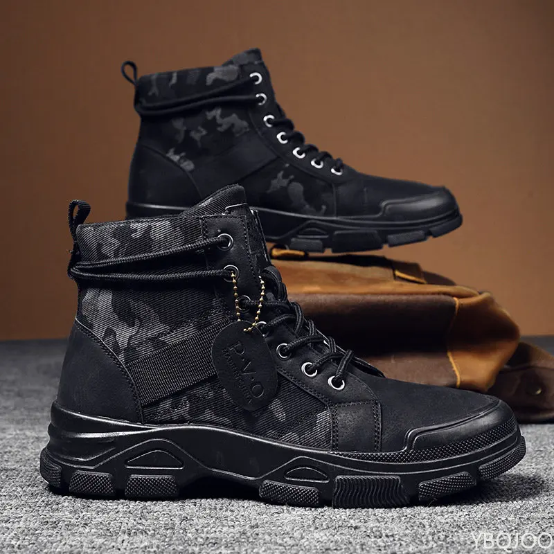 Men Boots Casual Outdoor Desert Boots Autumn Fashion Camouflage Lace-up Platform Shoes Man Combat Botas Masculina Zapatos Hombre
Men Boots Casual Outdoor Desert Boots Autumn Fashion Camouflage Lace-up Platform Shoes Man Combat Botas Masculina Zapatos Hombre