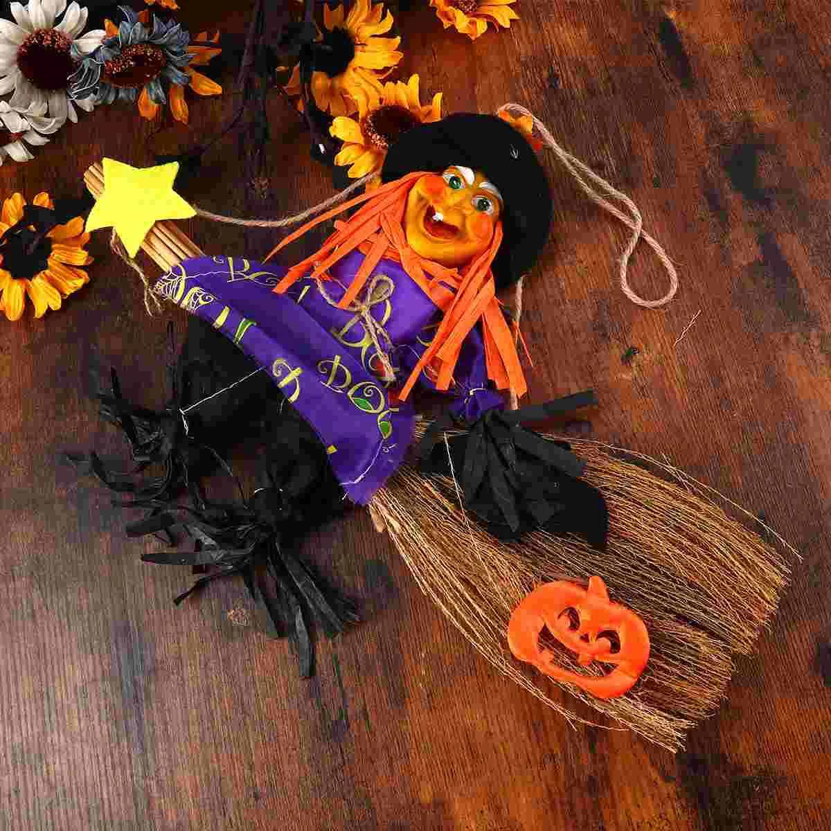 Witch Broomsticks Decoration Broom Hanging Ornament Party Hanging Decoration Supplies
Witch Broomsticks Decoration Broom Hanging Ornament Party Hanging Decoration Supplies