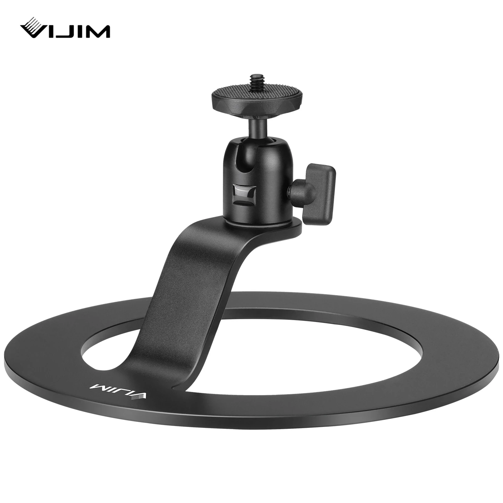 VIJIM LT04 Desktop Projector Stand Bracket with 360° Ballhead 1/4 Inch Screw Aluminum Alloy Max.Load 5kg for Home Outdoor Movies
VIJIM LT04 Desktop Projector Stand Bracket with 360° Ballhead 1/4 Inch Screw Aluminum Alloy Max.Load 5kg for Home Outdoor Movies
