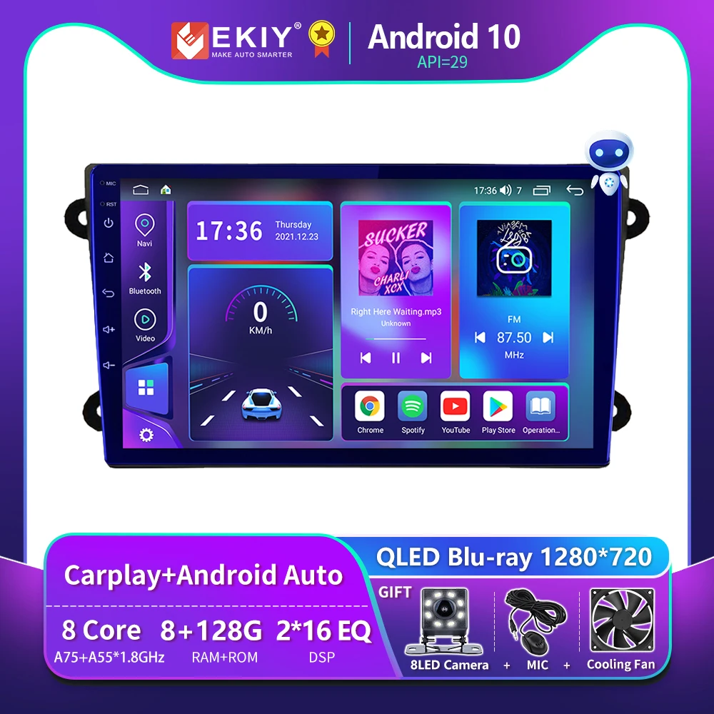EKIY T900 DSP RDS Car Radio 2Din Android Auto For Buick Regal 2003-2008 Multimidia Player GPS Navigation CarPlay Stereo Receiver
EKIY T900 DSP RDS Car Radio 2Din Android Auto For Buick Regal 2003-2008 Multimidia Player GPS Navigation CarPlay Stereo Receiver