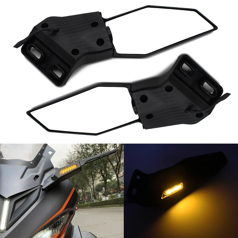 Modified Motorcycle Wing Rearview Mirrors Adjustable Rotating Side Mirrors Wind Swivel Wing Mirrors for NMAX155 400 D7YA
Modified Motorcycle Wing Rearview Mirrors Adjustable Rotating Side Mirrors Wind Swivel Wing Mirrors for NMAX155 400 D7YA