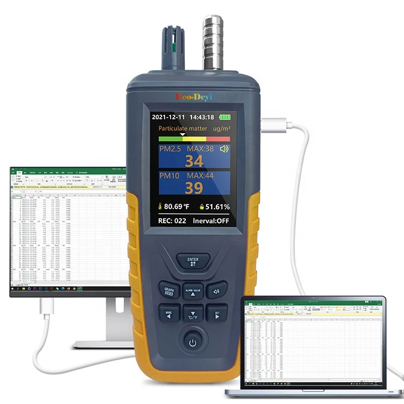 TC-8100 Deyi PM2.5 профессиональный детектор пылезащитных частиц, 3 канала, анализатор контроля качества воздуха
TC-8100 Deyi PM2.5 профессиональный детектор пылезащитных частиц, 3 канала, анализатор контроля качества воздуха