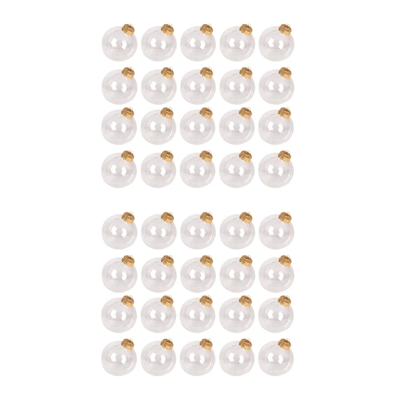40Pcs 8Cm Transparent Christmas Balls Plastic Clear DIY Hanging Ball Bauble Ornaments Decorations For Home Xmas Tree
40Pcs 8Cm Transparent Christmas Balls Plastic Clear DIY Hanging Ball Bauble Ornaments Decorations For Home Xmas Tree