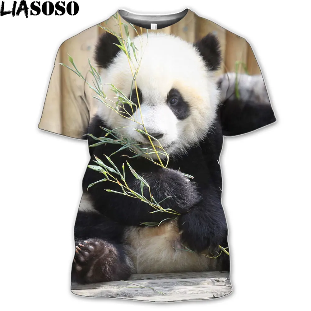 LIASOSO Panda T-shirt Cute Bear 3D Print Bamboo Funny Shirt Casual Hip Hop Sweatshirt Streetwear Men Women's T-shirt Clothing
LIASOSO Panda T-shirt Cute Bear 3D Print Bamboo Funny Shirt Casual Hip Hop Sweatshirt Streetwear Men Women's T-shirt Clothing