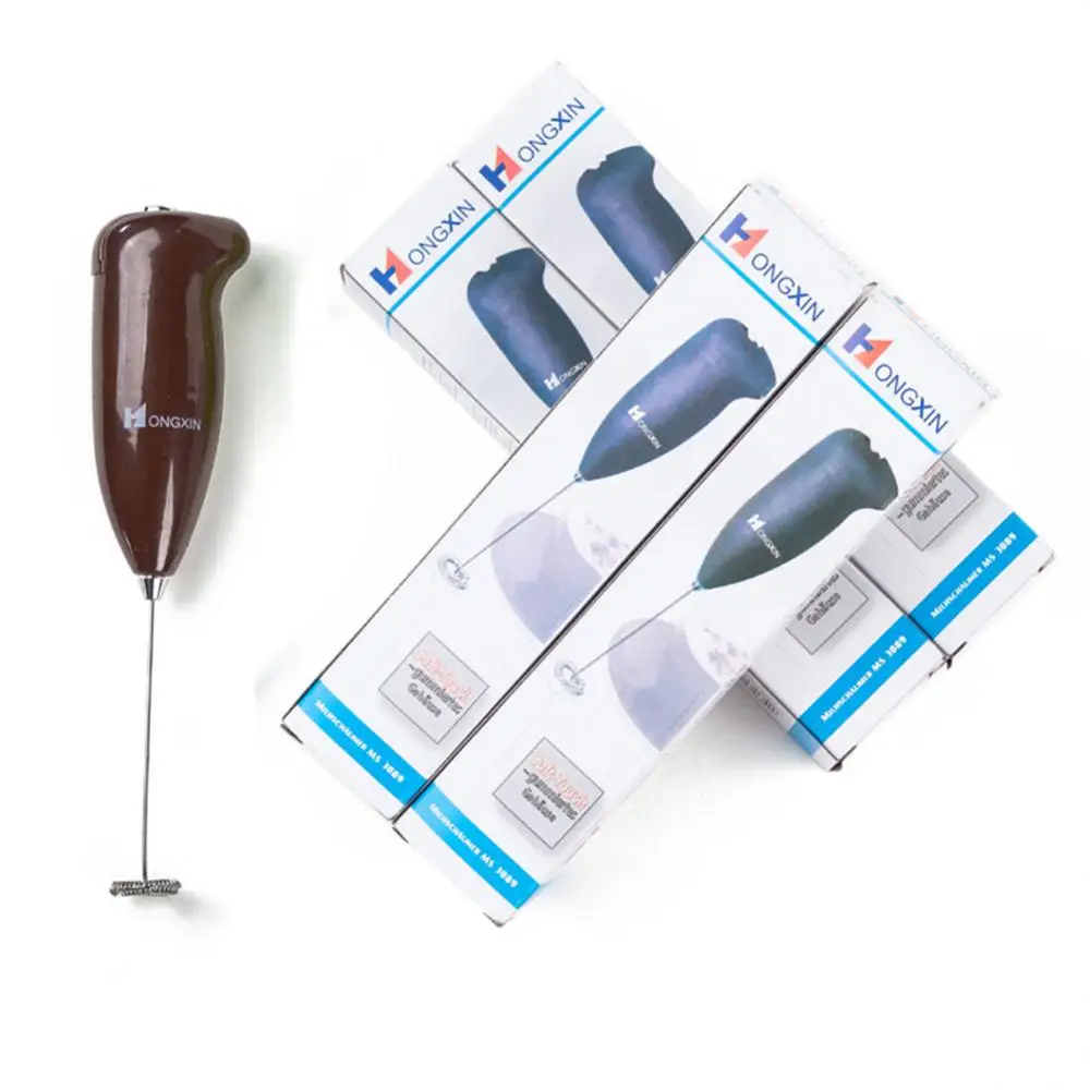 Hand-held Coffee Mixer Low Noise Low Power Consumption Milk Bubbler Food Grade Stainless Steel Creative Electric Egg Beater
Hand-held Coffee Mixer Low Noise Low Power Consumption Milk Bubbler Food Grade Stainless Steel Creative Electric Egg Beater