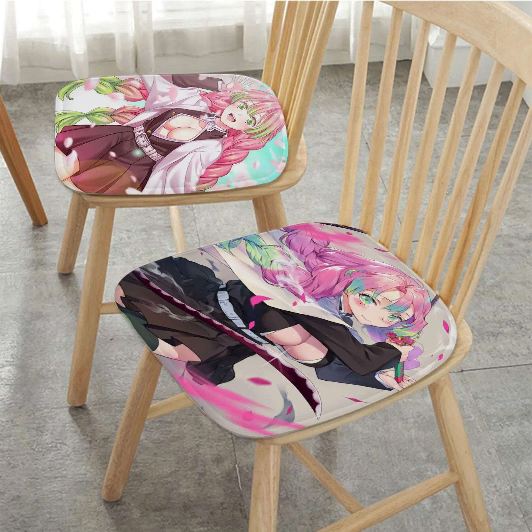 Demon Slayer Kanroji Mitsuri European Seat Cushion Office Dining Stool Pad Sponge Sofa Mat Non-Slip Stool Seat Mat
Demon Slayer Kanroji Mitsuri European Seat Cushion Office Dining Stool Pad Sponge Sofa Mat Non-Slip Stool Seat Mat