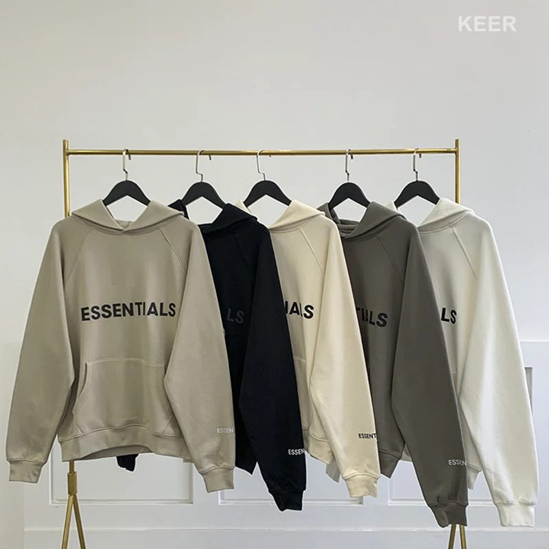 ESSENTIALS Hoodies Men Sweatshirt Reflective Letters Printing Fleece Oversized Hoodie Fashion Hip Hop Women Clothes Essentials
ESSENTIALS Hoodies Men Sweatshirt Reflective Letters Printing Fleece Oversized Hoodie Fashion Hip Hop Women Clothes Essentials