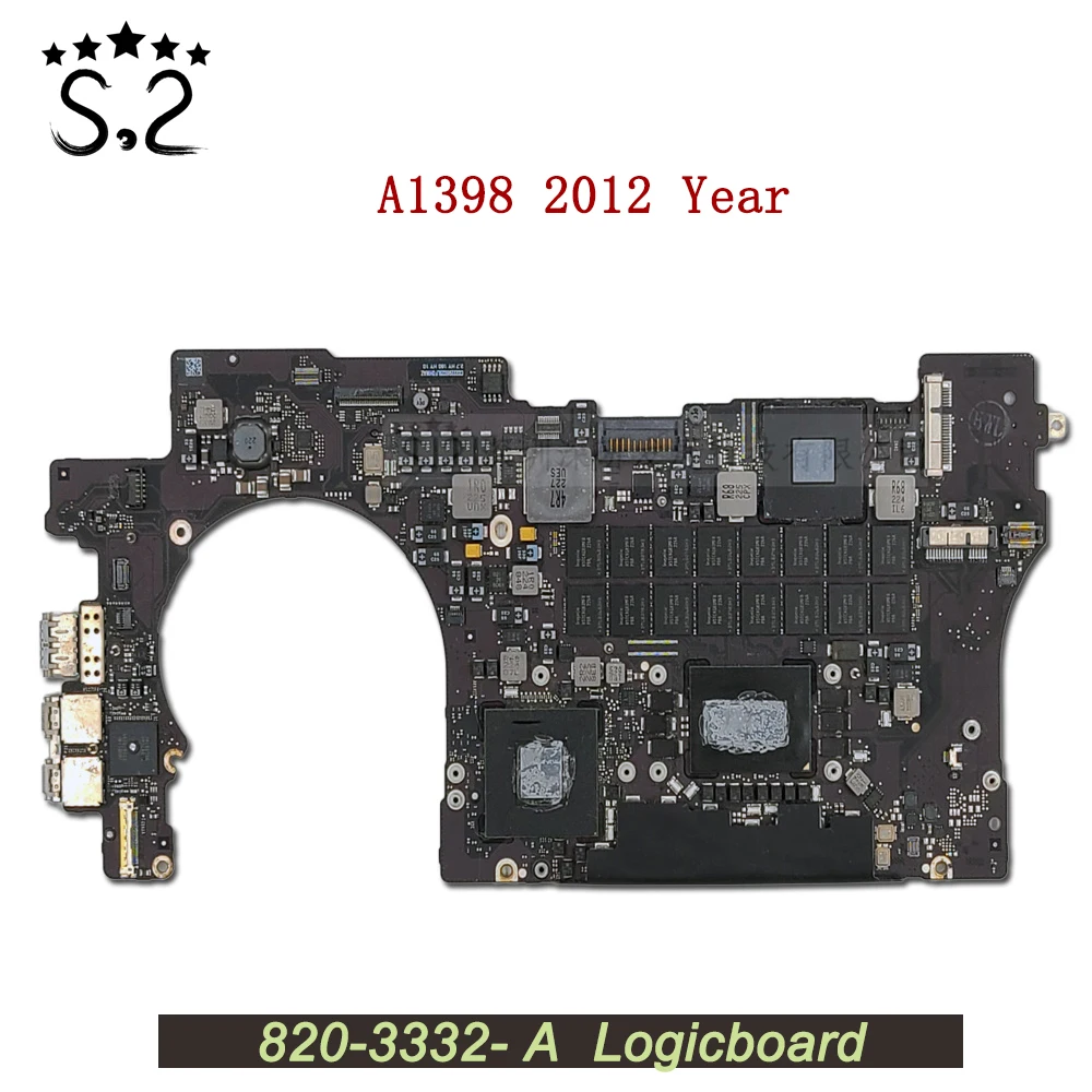 Original Tested A1398 Logic Board For Macbook Pro Retina 15.4" Motherboard 820-3332-A 2012 Year
Original Tested A1398 Logic Board For Macbook Pro Retina 15.4" Motherboard 820-3332-A 2012 Year