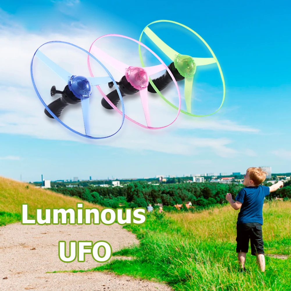 Plastic Pull Line Fly Disc LED Flashing Light Flying Saucer Disc Children Toy Early Learning Educational Machine Toy
Plastic Pull Line Fly Disc LED Flashing Light Flying Saucer Disc Children Toy Early Learning Educational Machine Toy