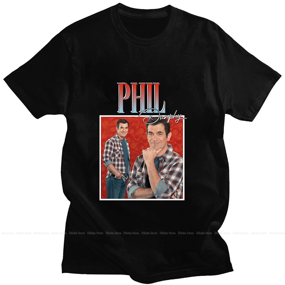 Phil Dunphy TV Show American Harajuku Interesting Print Summer Short Sleeve Cotton Comfortable Design Sports Loose Man T-shirt
Phil Dunphy TV Show American Harajuku Interesting Print Summer Short Sleeve Cotton Comfortable Design Sports Loose Man T-shirt