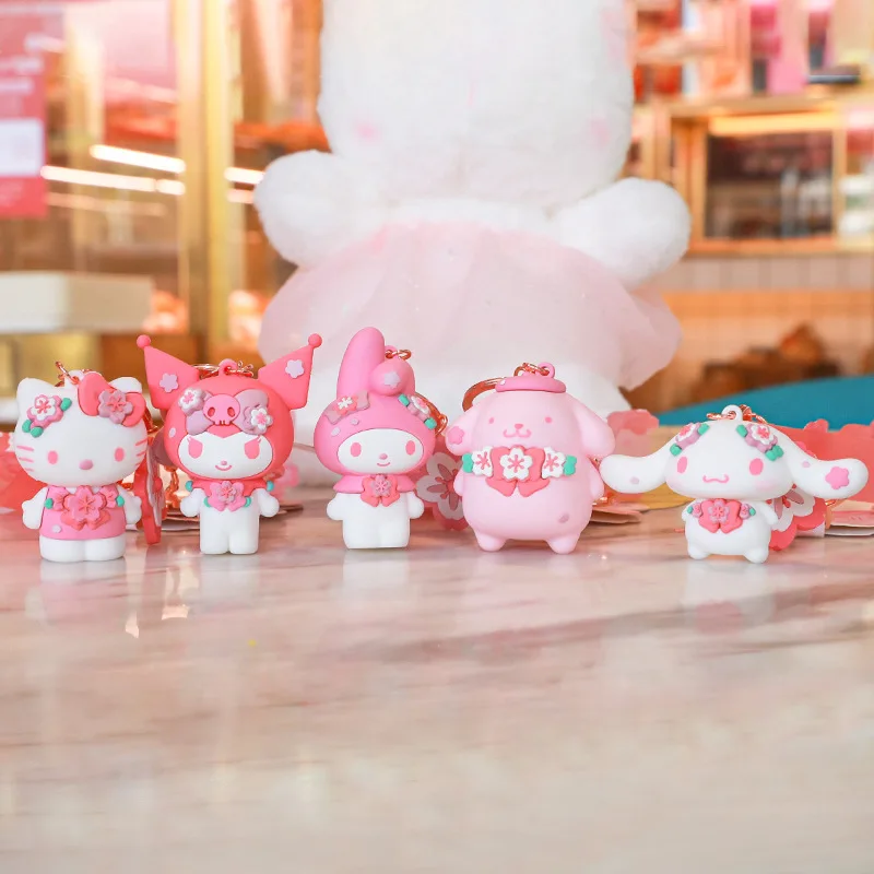 Sanrio Hello Kitty Keychain Cute Anime Kuromi Melody Cinnamoroll Pom Pom Purin Accessories Cartoon Sakura Series Pvc Keychains
Sanrio Hello Kitty Keychain Cute Anime Kuromi Melody Cinnamoroll Pom Pom Purin Accessories Cartoon Sakura Series Pvc Keychains