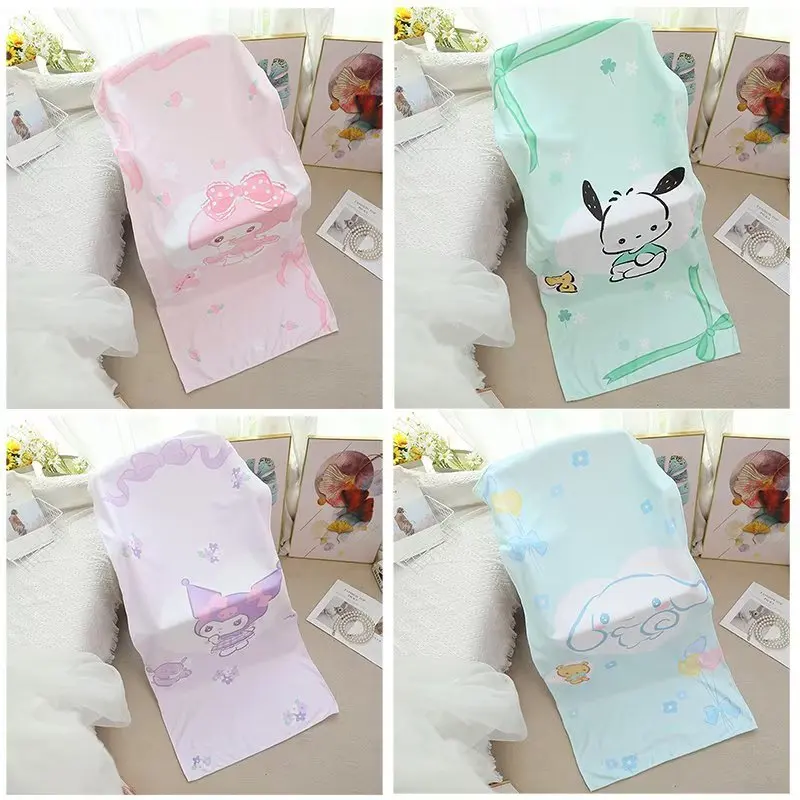 Sanrio Mymelody Kuromi Cinnamoroll Pachacco Cartoon Household Bath Towel Soft Quick Drying Thickened Absorbent Beach Towel
Sanrio Mymelody Kuromi Cinnamoroll Pachacco Cartoon Household Bath Towel Soft Quick Drying Thickened Absorbent Beach Towel