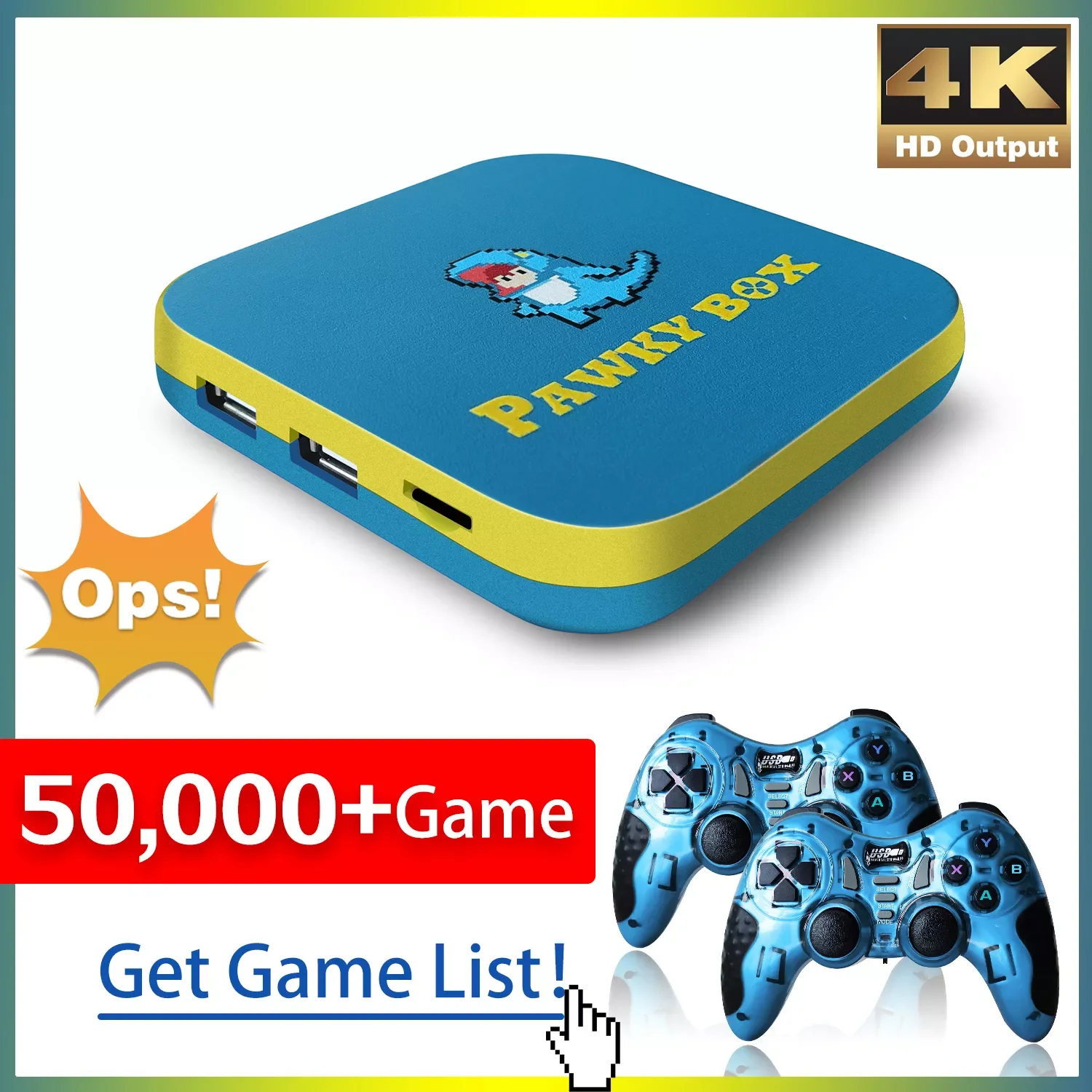 Игровая консоль для PS1/PSP/DC/SNES, ретро Игровая приставка Pawky Box 94K, Wi-Fi, ТВ-приставка, супер консоль, аркадная игра, Классический плеер
Игровая консоль для PS1/PSP/DC/SNES, ретро Игровая приставка Pawky Box 94K, Wi-Fi, ТВ-приставка, супер консоль, аркадная игра, Классический плеер