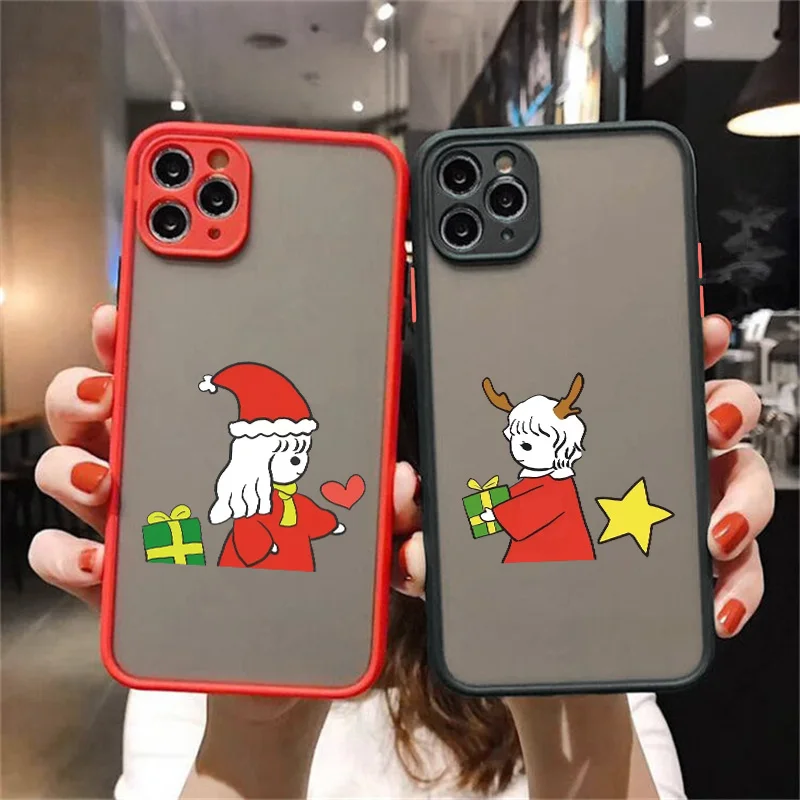 Christmas Couple For IPhone 14 13 Pro Max Shockproof Bumper Phone Case for IPhone 12 11 Pro Max XR X XS 7 8Plus Matte Hard Cover
Christmas Couple For IPhone 14 13 Pro Max Shockproof Bumper Phone Case for IPhone 12 11 Pro Max XR X XS 7 8Plus Matte Hard Cover